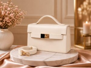 Arlet Ivory Top Handle Bag